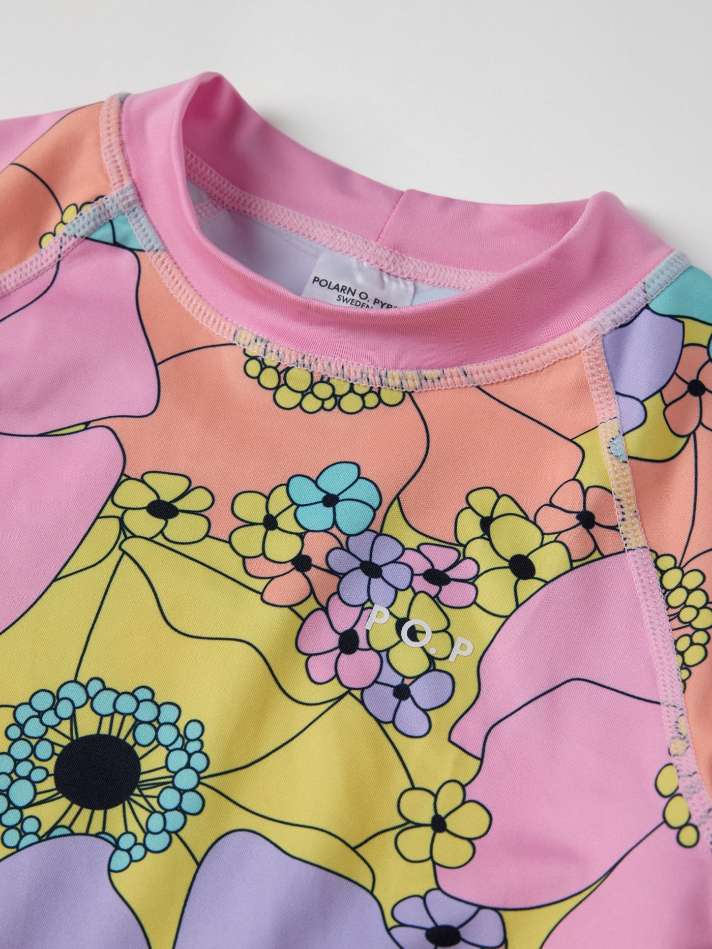 Floral UV Kids Swim Top